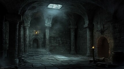 Fototapeta premium Eerie Dungeon 