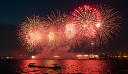 people celebrate new year fireworks parties resolutions fresh start every january first morning