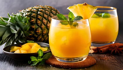 Spicy Pineapple Agua Fresca- Combine pineapple with a kick of spice for a refreshing agua fr