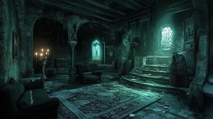 Haunted Castle Mountain interior 