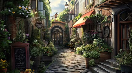 Fototapeta premium Street in the old town