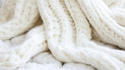Cozy Soft Textured Blanket in Winter Wonderland