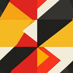 Obraz premium Sharp Angled Minimalist Geometric Design Artwork