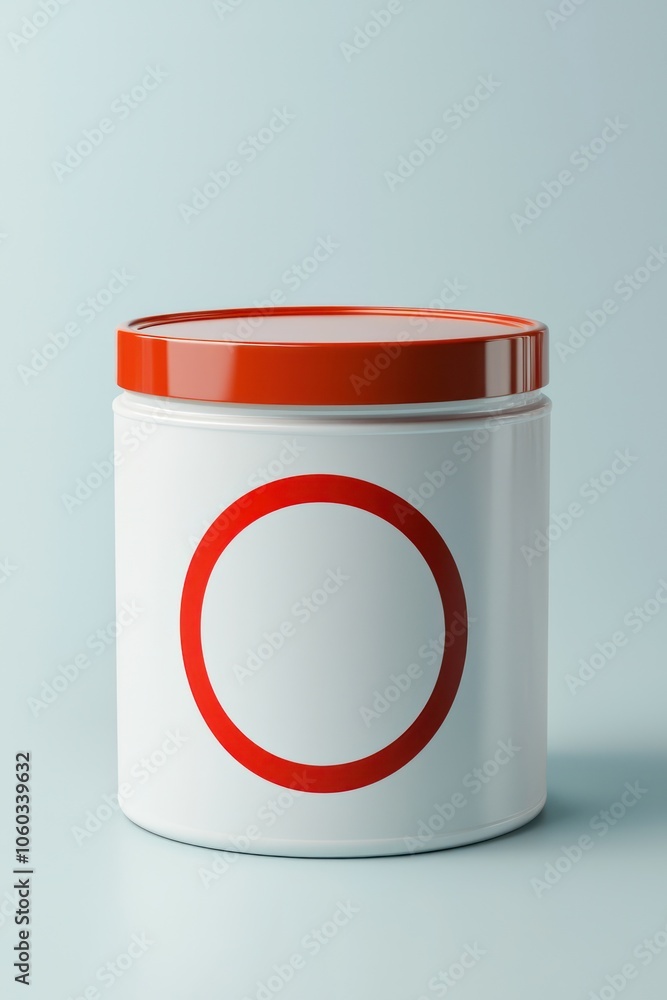 Poster detailed 3d rendering of an expiration label on a perishable product package.