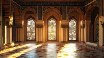 Obraz premium Islamic Architecture interior