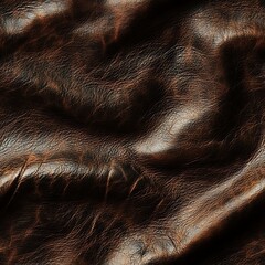 Seamless Leather Texture with Rich Deep Tone