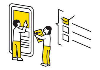 Operation verification image illustration