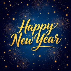 Fototapeta premium Happy new your event nice image with nice background ai..