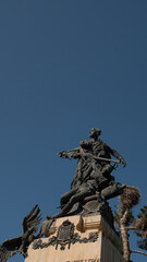 Sculpture of the May 2nd uprising for freedom in Segovia (Spain)