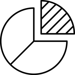 Share market analysis single icon