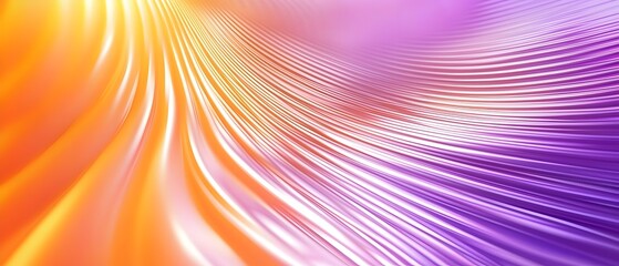 Obraz premium A purple and orange line with a white background
