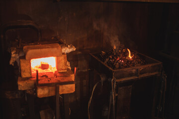 The blacksmith shop