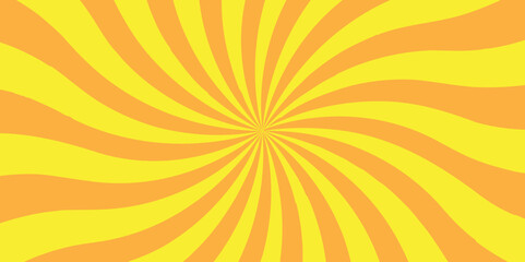 Obraz premium Vector sunburst pattern orange and red design. Vintage sunrays illustration swirl grunge backdrop line. sun beam vector banner design and comic burst gradient concept pattern.