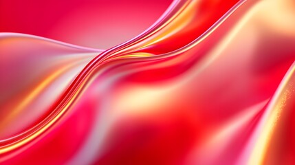 Naklejka premium A red and gold wave pattern