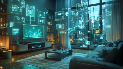 Fototapeta na wymiar smart home