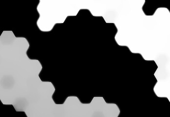 Honeycomb paint brushes background texture