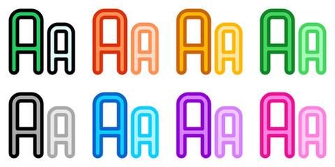 Editable font size vector icon. Part of a big icon set family. Perfect for web and app interfaces, presentations, infographics, etc