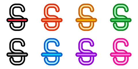 Obraz premium Editable strike through text format vector icon. Part of a big icon set family. Perfect for web and app interfaces, presentations, infographics, etc