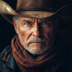 portrait of a cowboy