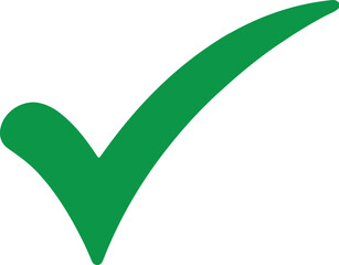 Check mark. Green Tick and Confirm Icon Vector Design.
