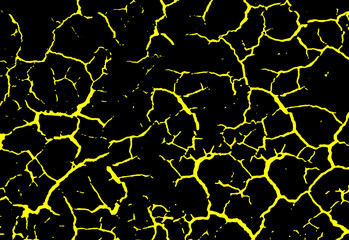 Fototapeta premium Cracks texture brush background