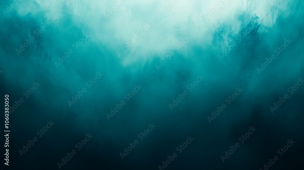 Poster abstract blue fog background plain textured background for web design and copy