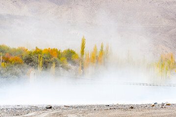 keris valley in autumn , ganache Gilgit Baltistan