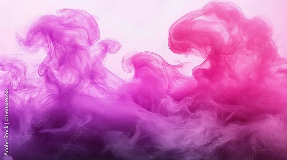 Poster abstract pink and purple smoke subtle blur background with space for custom text