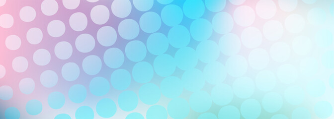 Dreamy Dots, Gradient Texture banner Background with copy space