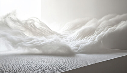 Obraz premium Minimalist and unique interior design in the house