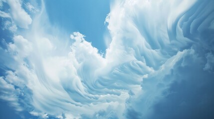 Clouds swirling in the sky, building up the tension before the first drop falls