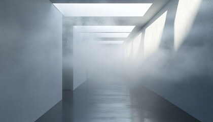 Obraz premium Minimalist and unique interior design in the house