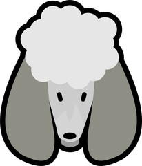 illustration of a cartoon dog