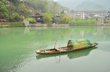 traditional boat on the river