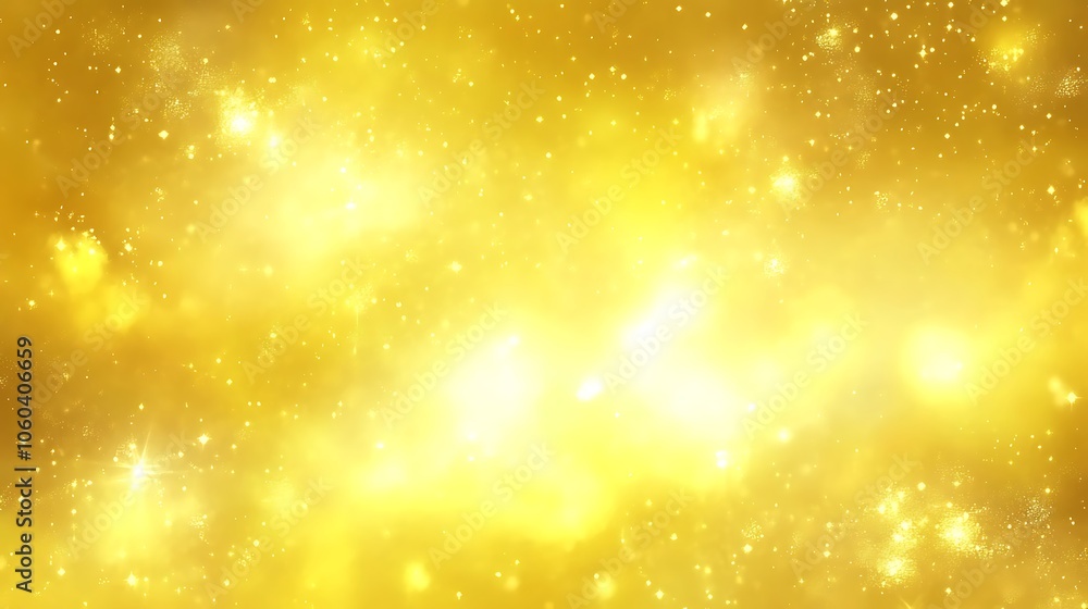 Poster golden abstract background smooth blue background with copy space for advertisements