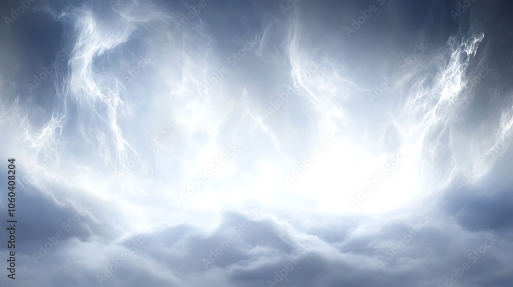 Poster bright sky clouds plain textured background for web design and copy
