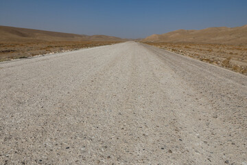 Gravel road in Afghanistan, Kunduz Province