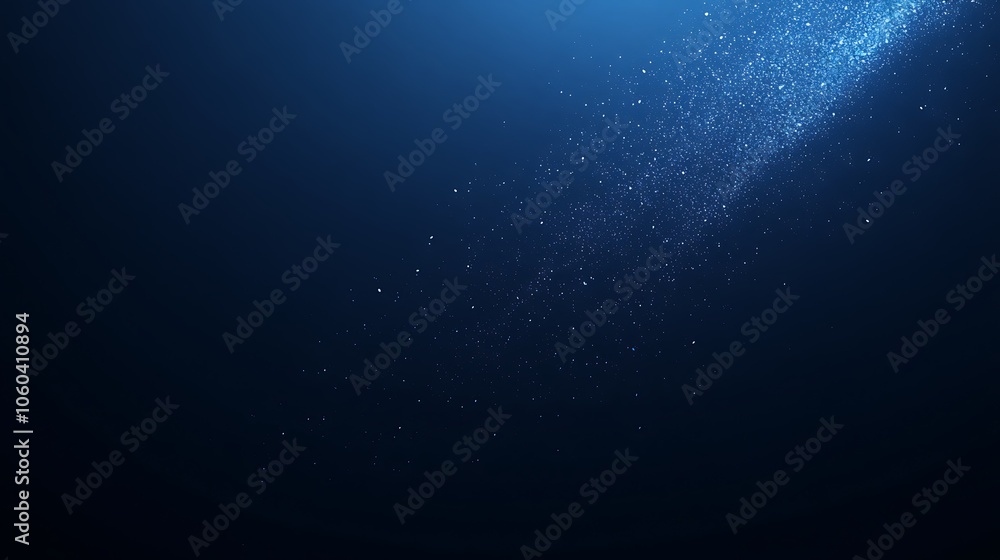 Poster abstract blue background with white sparkle smooth blue background with copy space for advertisement