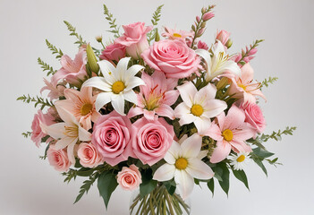 beautiful flowers photo generative ai