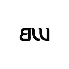 BW monogram logo design letter text name symbol monochrome logotype alphabet character simple logo