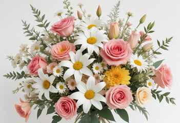 beautiful flowers photo generative ai