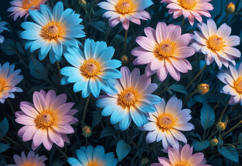 beautiful flowers photo generative ai