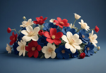 beautiful flowers photo generative ai