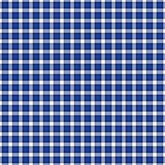 blue and white checkered tablecloth