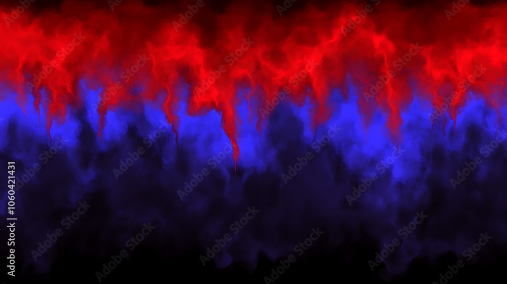 Aufkleber abstract red and blue smoke background blank background with copy space for design projects