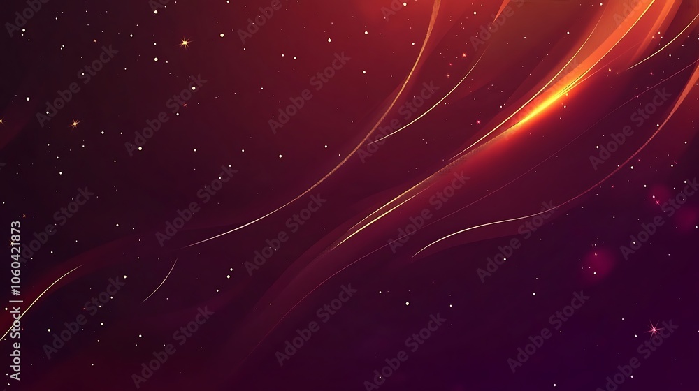 Poster abstract background with space stars light gradient background with room for typography