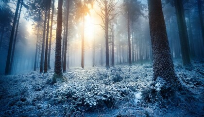 Fototapeta premium morning in the forest