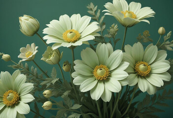 beautiful flowers photo generative ai