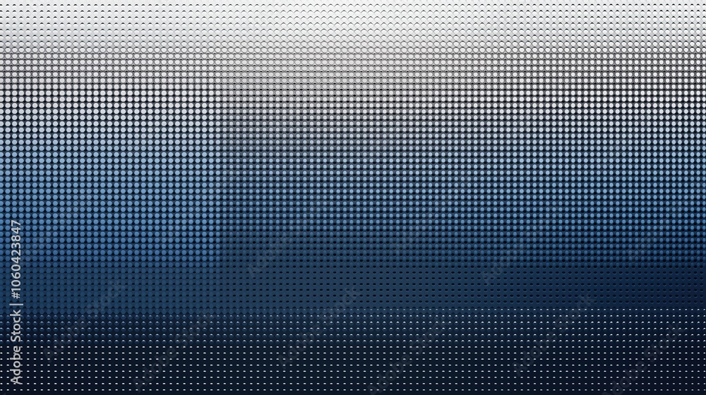 Poster Abstract gradient pattern with dotted texture in shades of blue gray