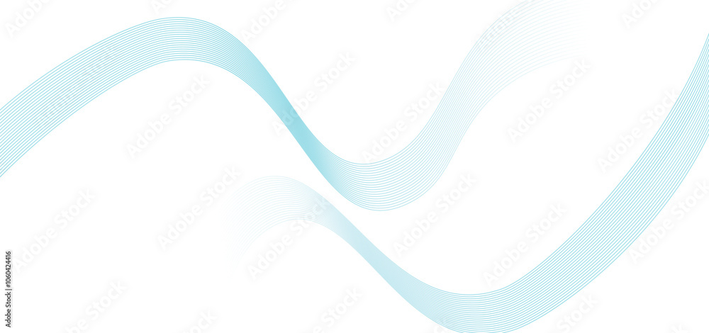Poster abstract stripe design business background. blue pattern of lines abstract background. lines wave. b